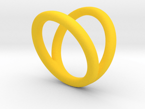 R4_length_15mm_circumference44mm D14.7mm in Yellow Smooth Versatile Plastic