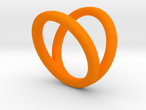 R4_length_15mm_circumference44mm D14.7mm in Orange Smooth Versatile Plastic