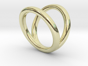 R4_length_15mm_circumference44mm D14.7mm in 14k Gold Plated Brass