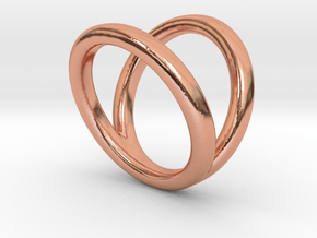 R4_length_15mm_circumference44mm D14.7mm in Polished Copper