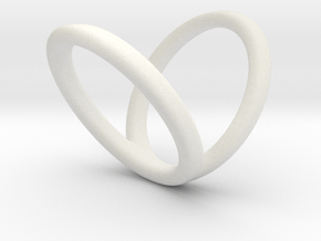 R4_length_30mm_circumference58mm D18.5mm in White Natural Versatile Plastic