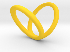 R4_length_30mm_circumference58mm D18.5mm in Yellow Smooth Versatile Plastic