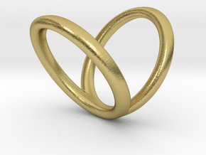 R4_length_30mm_circumference58mm D18.5mm in Natural Brass