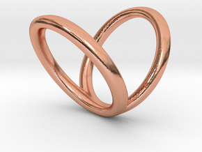 R4_length_30mm_circumference58mm D18.5mm in Polished Copper