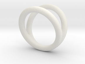 R5_length_12mm_circumference44mm D14mm in White Natural Versatile Plastic