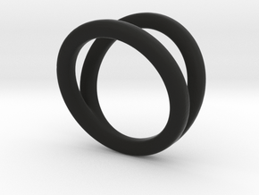 R5_length_12mm_circumference44mm D14mm in Black Smooth Versatile Plastic