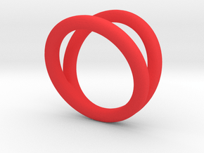 R5_length_12mm_circumference44mm D14mm in Red Smooth Versatile Plastic
