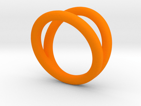 R5_length_12mm_circumference44mm D14mm in Orange Smooth Versatile Plastic