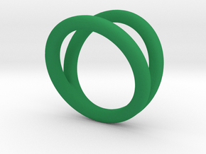 R5_length_12mm_circumference44mm D14mm in Green Smooth Versatile Plastic
