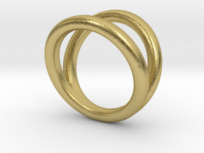 R5_length_12mm_circumference44mm D14mm in Natural Brass