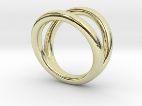 R5_length_12mm_circumference44mm D14mm in 14k Gold Plated Brass