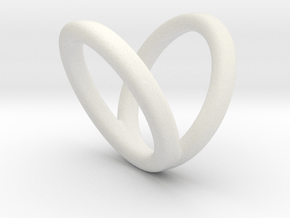 R5_length_20mm_circumference48mm D15.3mm in White Natural Versatile Plastic