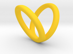 R5_length_20mm_circumference48mm D15.3mm in Yellow Smooth Versatile Plastic