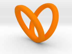 R5_length_20mm_circumference48mm D15.3mm in Orange Smooth Versatile Plastic