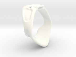 X3S Ring 55mm  in White Processed Versatile Plastic