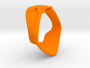 X3S Ring 55mm  in Orange Smooth Versatile Plastic
