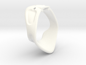 X3S Ring 57,5mm  in White Smooth Versatile Plastic