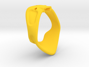 X3S Ring 57,5mm  in Yellow Smooth Versatile Plastic