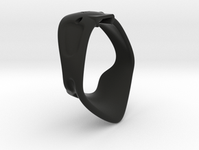 X3S Ring 60mm  in Black Smooth PA12