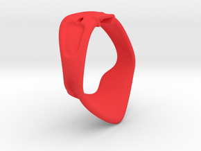 X3S Ring 62,5mm  in Red Smooth Versatile Plastic