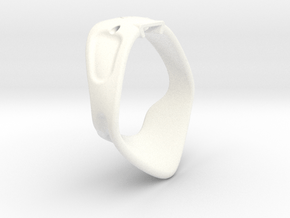 X3S Ring 65mm  in White Smooth Versatile Plastic