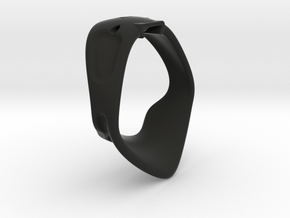 X3S Ring 65mm  in Black Smooth Versatile Plastic