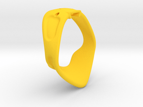 X3S Ring 65mm  in Yellow Smooth Versatile Plastic