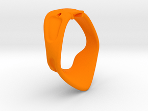 X3S Ring 65mm  in Orange Smooth Versatile Plastic