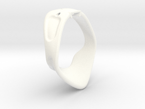 X3S Ring 70mm  in White Smooth Versatile Plastic