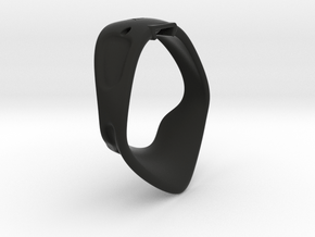 X3S Ring 70mm  in Black Smooth Versatile Plastic