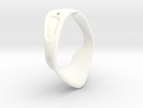 X3S Ring 75mm in White Smooth Versatile Plastic