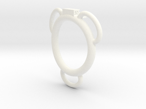 Ring 50 C V3 in White Smooth Versatile Plastic