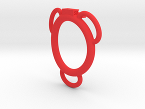 Ring 50 C V3 in Red Smooth Versatile Plastic