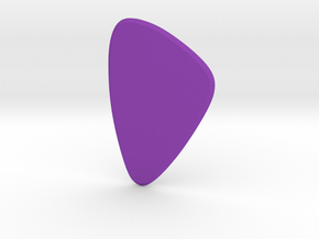 Guitar pick in Purple Processed Versatile Plastic