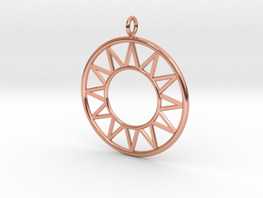 Solar pendant in Polished Copper