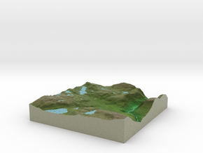 Terrafab generated model Tue Nov 19 2013 14:48:19  in Full Color Sandstone