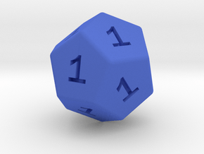 All Ones D12 in Blue Smooth Versatile Plastic: Small