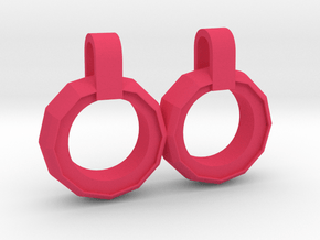 Infinity Pendant in Pink Smooth Versatile Plastic
