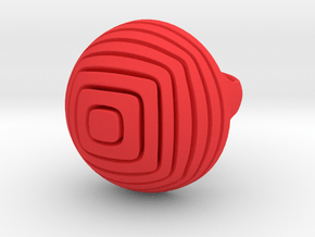 TSPRing in Red Smooth Versatile Plastic: 6.5 / 52.75