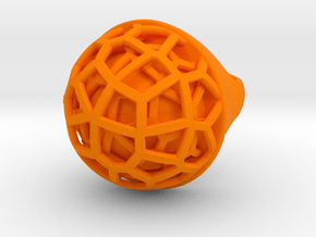 DoubleVoronoi in Orange Smooth Versatile Plastic: 6.5 / 52.75