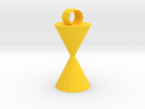 XL Time Pendant in Yellow Smooth Versatile Plastic