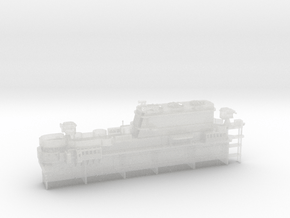 1/350 USS Enterprise CV-6 Island Structure in Clear Ultra Fine Detail Plastic