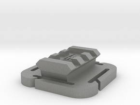 Picatinny Rail (3-Slots) for MOLLE Mount in Gray PA12
