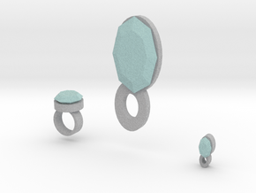 Lara  ring Bracelet Charm And Pendant in Full Color Sandstone