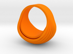 Stripes in Orange Smooth Versatile Plastic: 6.5 / 52.75