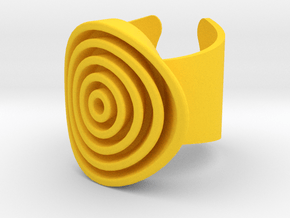LilacRing  in Yellow Smooth Versatile Plastic: 6.25 / 52.125