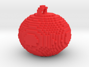 minecraft smaller xmas ball in Red Processed Versatile Plastic
