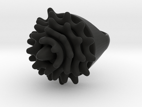 CoralRing in Black Smooth Versatile Plastic: 6.5 / 52.75
