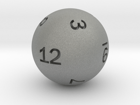 Sphere D12 (rhombic) in Gray PA12: Small