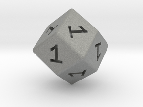 All Ones D12 (rhombic) in Gray PA12: Small